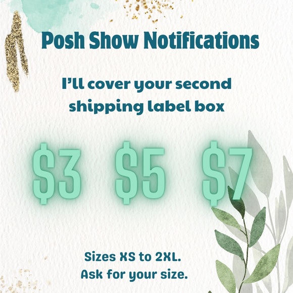 Like to be Notified When I go Posh Show - Picture 1 of 1